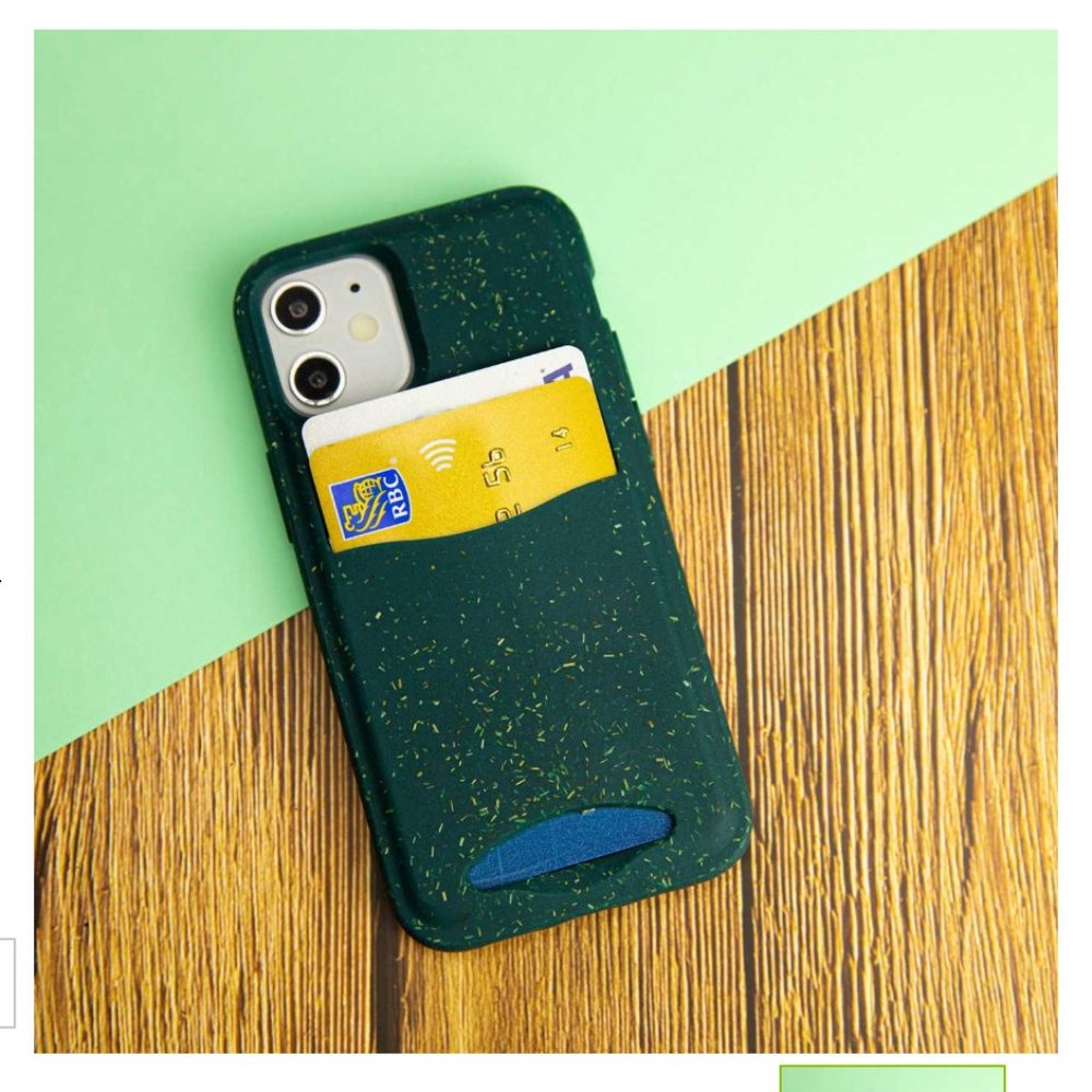 Pela Case Green Eco-Friendly iPhone 12 Mini Wallet